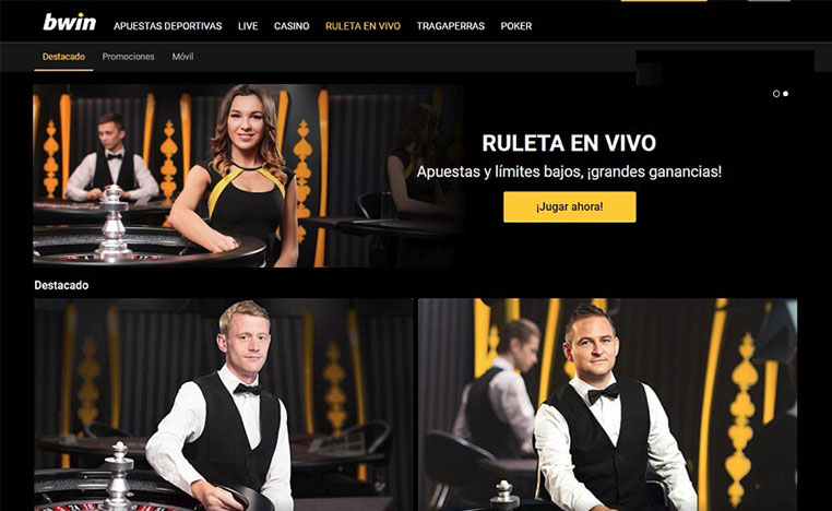 bwin ruleta en vivo